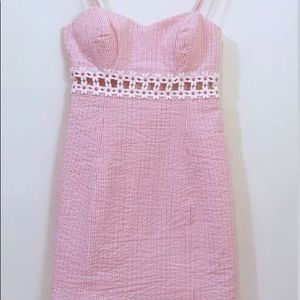 lilly pulitzer daisy cut out vintage seesucker